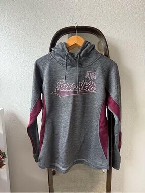 Texas A&M Aggies Grey & Maroon Hoodie